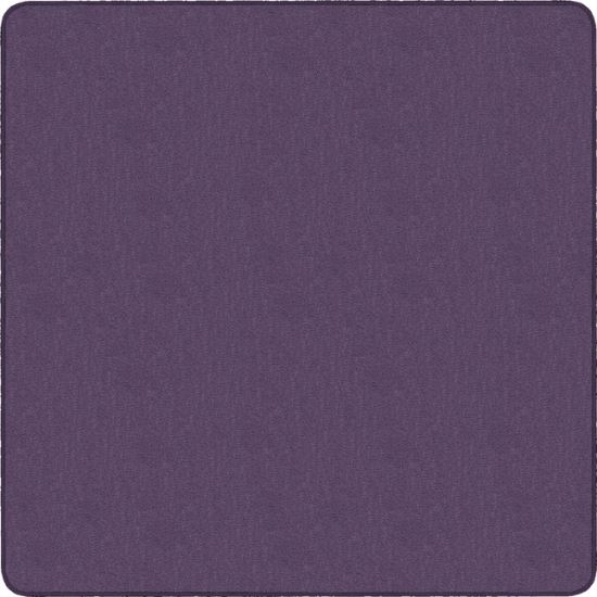 Flagship Carpets Classic Solid Color 6' Square Rug1