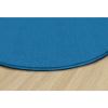 Flagship Carpets Classic Solid Color 6' Round Rug4