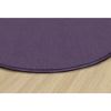 Flagship Carpets Classic Solid Color 6' Round Rug3