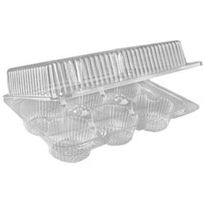 SEPG Hinged 6-Count 2.5" Cupcake Container1