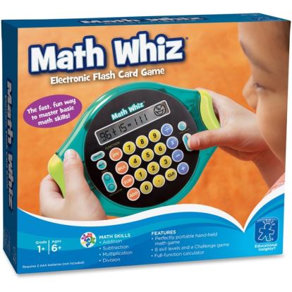 Educational Insights Math Whiz Electronic Flash Card Game1