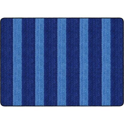 Flagship Carpets Basketweave Stripes Classroom Rug1