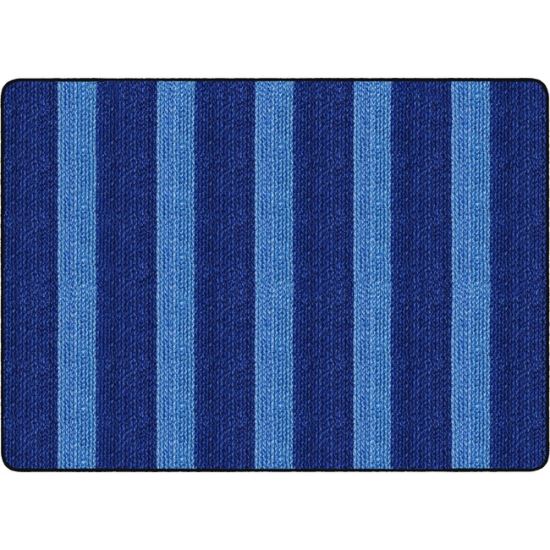 Flagship Carpets Basketweave Stripes Classroom Rug1