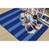 Flagship Carpets Basketweave Stripes Classroom Rug2