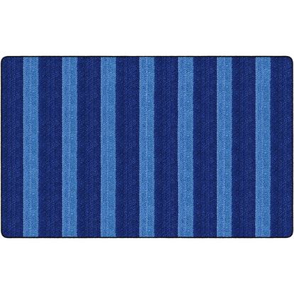 Flagship Carpets Basketweave Stripes Classroom Rug1