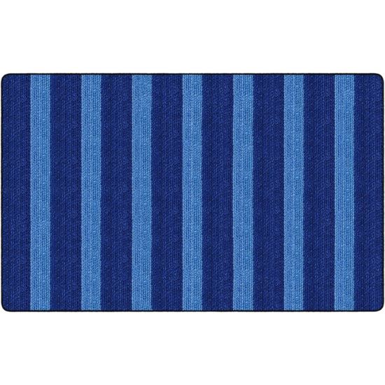 Flagship Carpets Basketweave Stripes Classroom Rug1