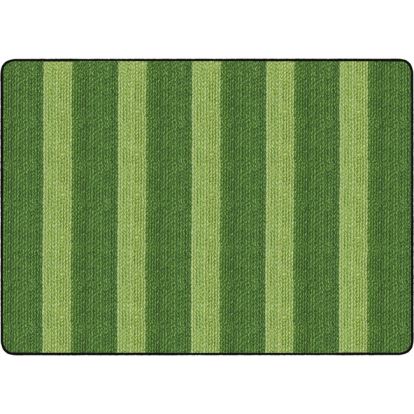 Flagship Carpets Basketweave Stripes Classroom Rug1