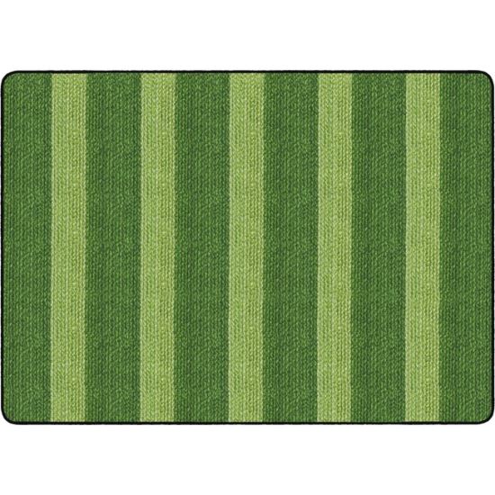 Flagship Carpets Basketweave Stripes Classroom Rug1