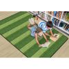 Flagship Carpets Basketweave Stripes Classroom Rug2