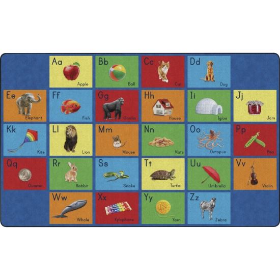 Flagship Carpets See My Alphabet Classroom Rug1