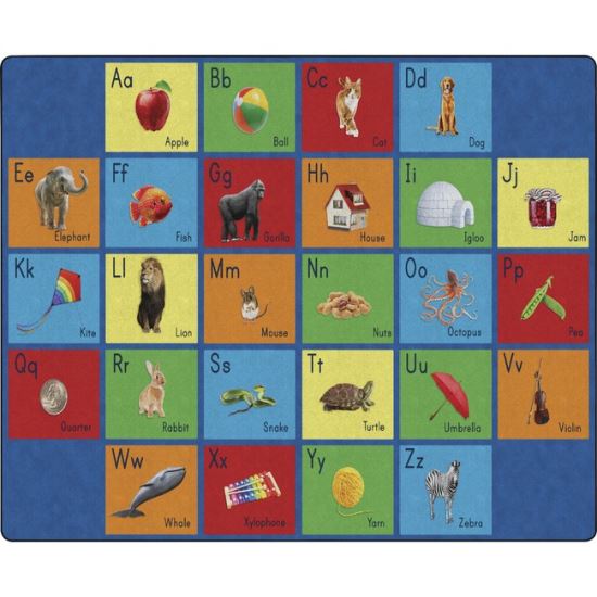 Flagship Carpets See My Alphabet Classroom Rug1