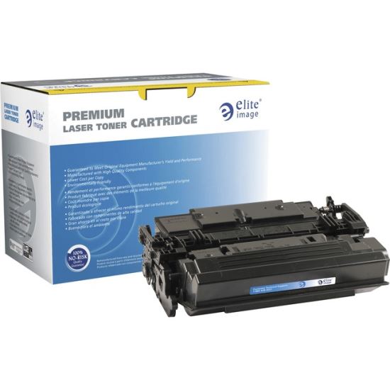 Elite Image Remanufactured Laser Toner Cartridge - Alternative for HP 87X - Black - 1 Each1