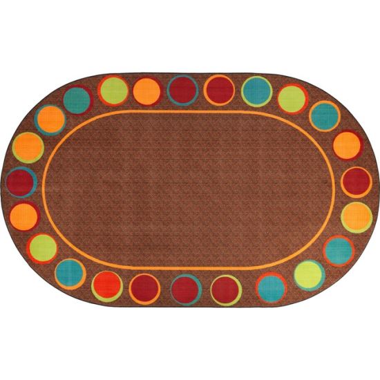 Flagship Carpets Calm Sitting Spots Oval Rug1