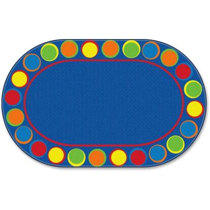 Flagship Carpets Cheerful Sitting Spots Oval Rug1