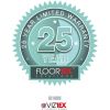 Floortex Viztex Dry Erase Magnetic Glass Whiteboard Board - Multi-Grid3