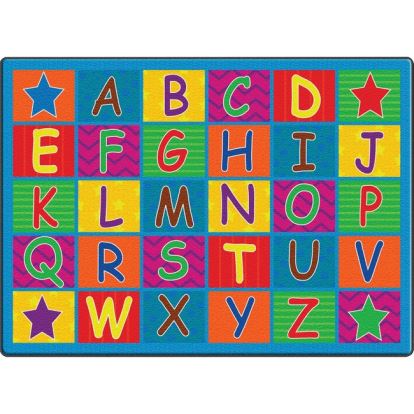 Flagship Carpets Cheerful Alphabet Classroom Rug1