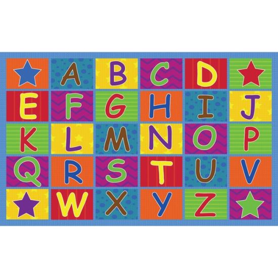 Flagship Carpets Cheerful Alphabet Classroom Rug1