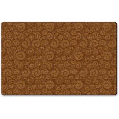 Flagship Carpets Solid Color Swirl Rug1