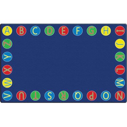 Flagship Carpets Alphabet Circles Seating Rug1