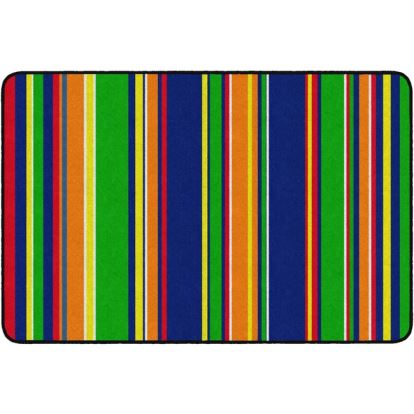 Flagship Carpets Basics Stripes Classroom Rug1