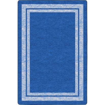 Flagship Carpets Double Light Tone Border Blue Rug1