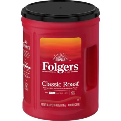 Folgers&reg; Ground Canister Classic Roast Coffee1