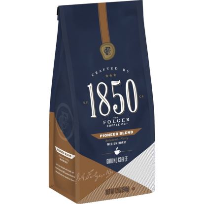 Coffee, Pioneer Blend, Medium Roast, Ground, 12 oz Bag, 6/Carton1