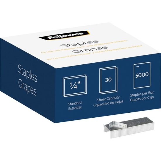 Fellowes 5000pk Half-Strip Standard Staples1