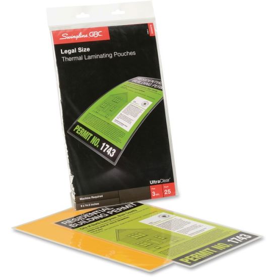 GBC UltraClear Thermal Laminating Pouches1