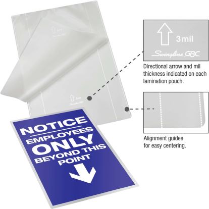 GBC EZUse Thermal Laminating Pouches1