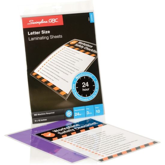 GBC Self-Sealing Laminating Pouches1