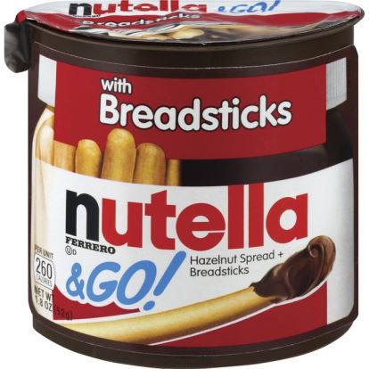 Nutella Nutella & GO Hazelnut Spread & Breadsticks1