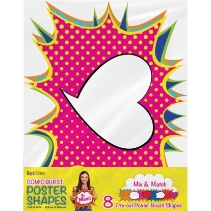Geographics Cosmic Burst Shapes Poster Board1