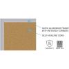 Ghent Natural Cork Bulletin Board with Aluminum Frame4