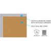 Ghent Natural Cork Bulletin Board with Aluminum Frame3