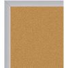 Ghent Natural Cork Bulletin Board with Aluminum Frame2