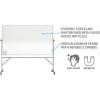 Ghent Hygienic Porcelain Mobile Whiteboard with Aluminum Frame2