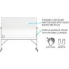 Ghent Hygienic Porcelain Mobile Whiteboard with Aluminum Frame2