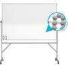 Ghent Hygienic Porcelain Mobile Whiteboard with Aluminum Frame3