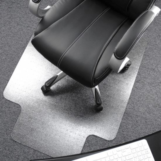 Cleartex Ultimat Low/Medium Pile Carpet Chairmat w/Lip1