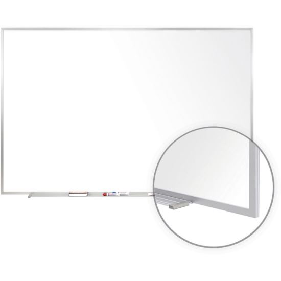 Ghent 24" x 36" Aluminum Frame Magnetic Whiteboard with 1 Marker1