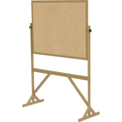 Ghent Reversible Cork Bulletin Board with Wood Frame1