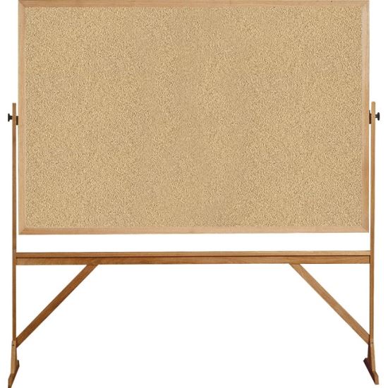 Ghent Reversible Cork Bulletin Board with Wood Frame1