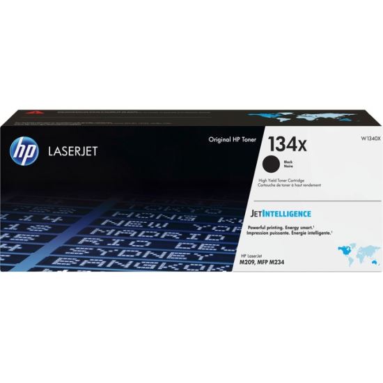 HP 134X Original High Yield Laser Toner Cartridge - Black Pack1