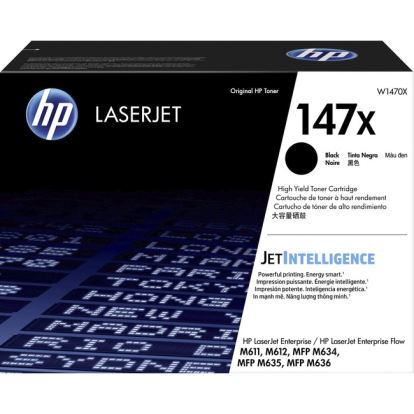 HP 147X Original High Yield Laser Toner Cartridge - Black - 1 Each1