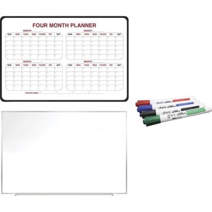 Ghent Dry Erase/Bulletin Board Kit1