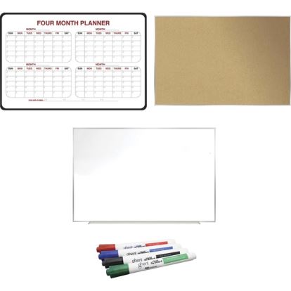 Ghent Dry Erase/Bulletin Board Kit1