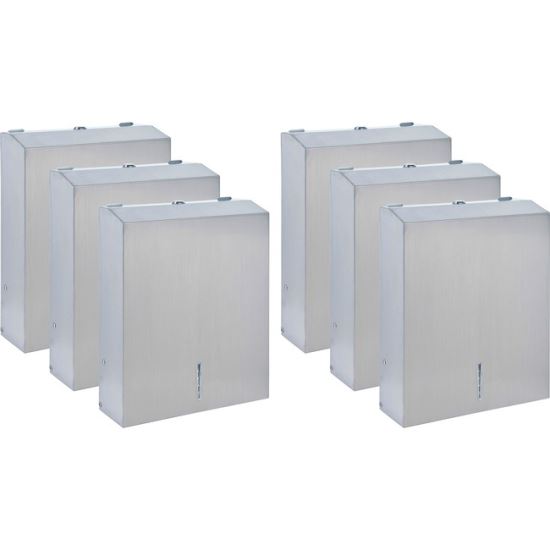 Genuine Joe C-Fold/Multi-fold Towel Dispenser Cabinet1