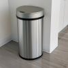 HLS Commercial 13-Gallon Semi-Round Sensor Trash Can7