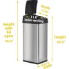 HLS Commercial 13-Gallon Sensor Trash Can4